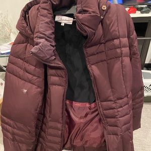 Burgundy X-Large Calvin Klein coat